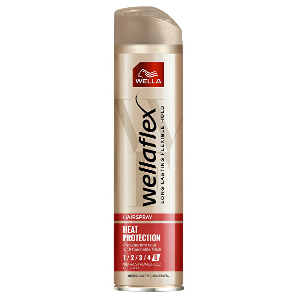 Lak na vlasy s ultra silnou fixací a tepelnou ochranou Wellaflex (Heat Protection Hairspray) 250 ml