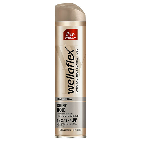 Lak na vlasy s ultra silnou fixací pro lesk vlasů Wellaflex (Shiny Hold Hairspray) 250 ml