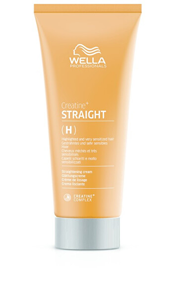 Narovnávací krém pre farbené a citlivé vlasy Creatine + Straight H (Straightening Cream) 200 ml