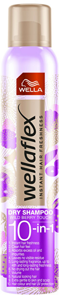 Suchý šampon Wellaflex Wild Berry Touch (Dry Shampoo Hairspray) 180 ml
