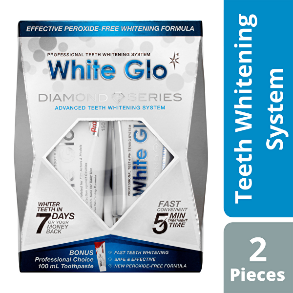 Bělicí sada na zuby White Glo Diamond Series