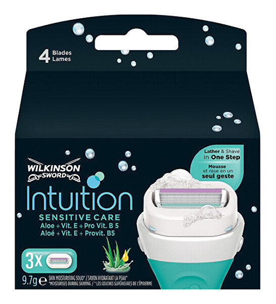 Náhradní hlavice Wilkinson Intuition Naturals Sensitive 3 ks