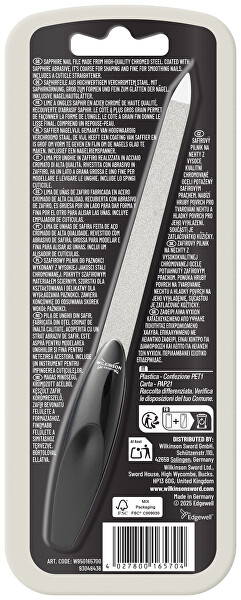 Pilník z pochromované nerezové oceli (Manicure Sapphire Nail File)