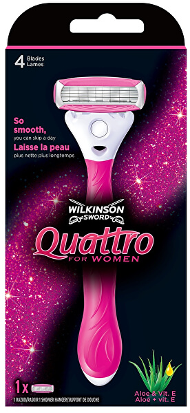 Holiaci strojček pre ženy Wilkinson Quattro for Women