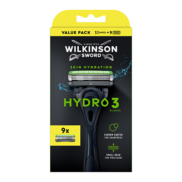 Holicí strojek Hydro 3 Skin Protection + 9 hlavic