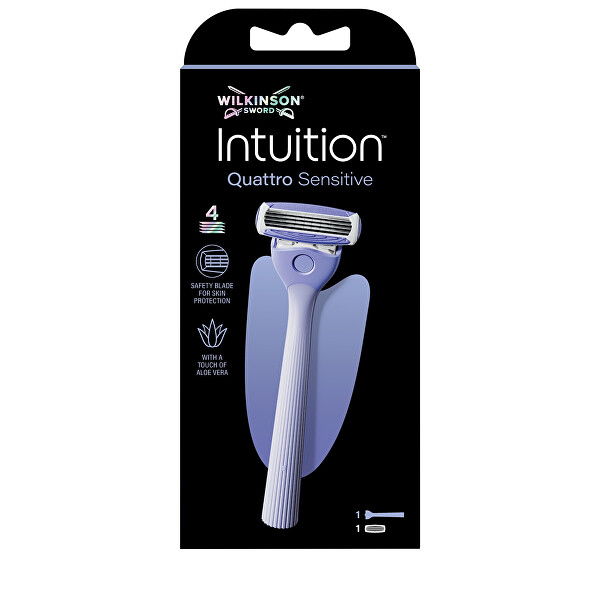 Holiaci strojček Intuition Quattro Sensitive + 1 hlavica