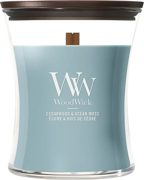 Vonná svíčka váza střední Cedarwood & Ocean Moss 275 g