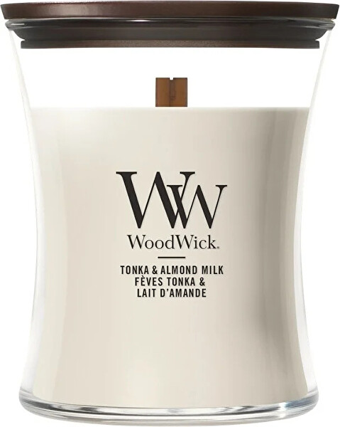 Vonná svíčka váza střední Tonka & Almond Milk 275 g