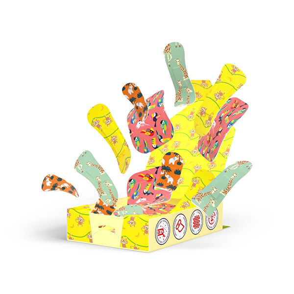 Dětské náplasti Kids Sensitive Jungle Vibe Plasters 20 ks