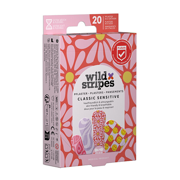 Náplasti Classic Sensitive Pastel Fun Plasters 20 ks