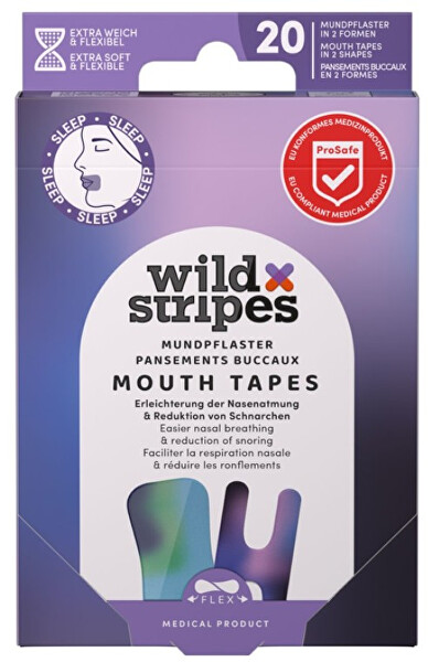 Náplasti na ústa pro podporu nosního dýchání během noci Sunset (Mouth Patches) 20 ks
