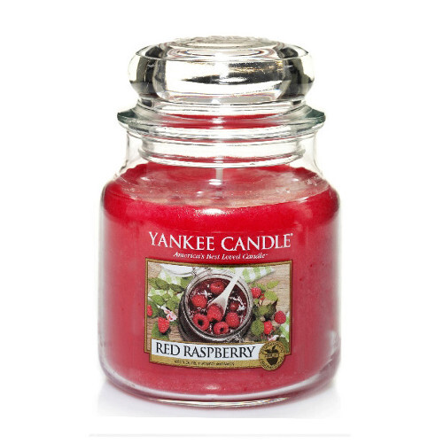 Aromatická sviečka Classic strednej Red Raspery 411 g