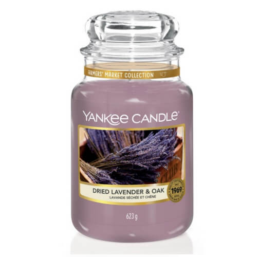 Candela profumata grande Dried Lavender & Oak 623 g