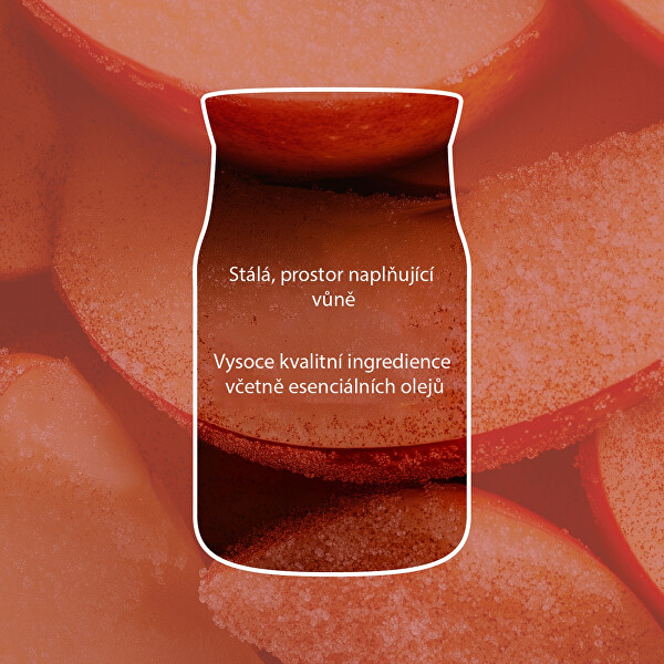 Aromatická svíčka Signature sklo malé Sugared Cinnamon Apple 110 g