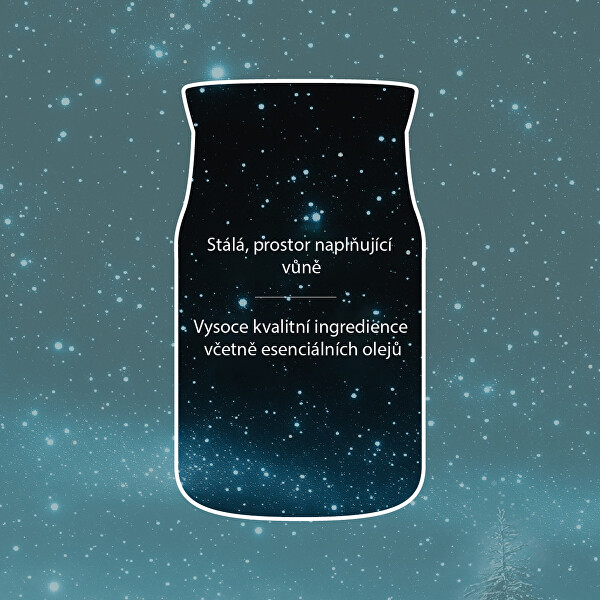 Aromatická svíčka Signature sklo malé Winter Night Stars 110 g