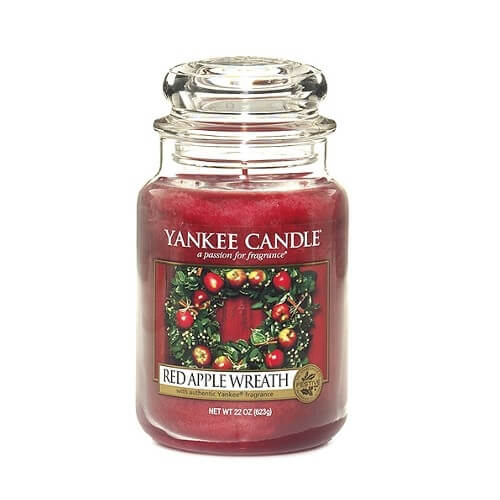 Lumânare parfumată Classic mare Red Apple Wreath 623 g