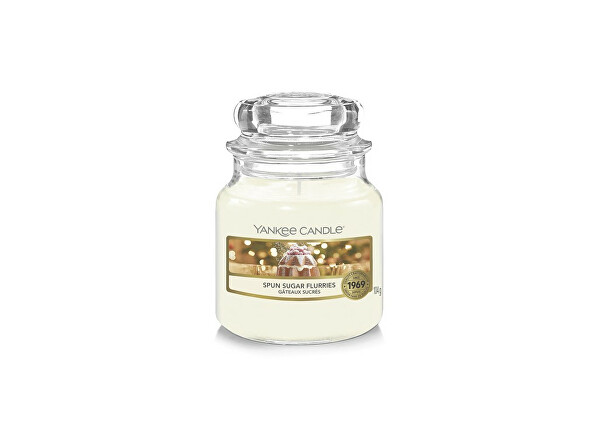 Aromatická svíčka Classic malá Spun Sugar Flurries 104 g