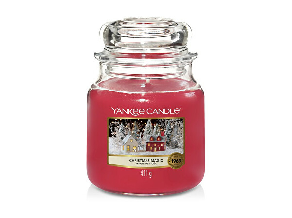 Aromatická svíčka Classic střední Christmas Magic 411 g