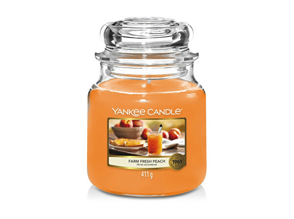 Aromatická sviečka Classic stredný Farm Fresh Peach 411 g