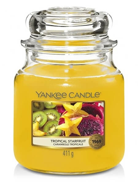 Aromatická svíčka Classic střední Tropical Starfruit 411 g