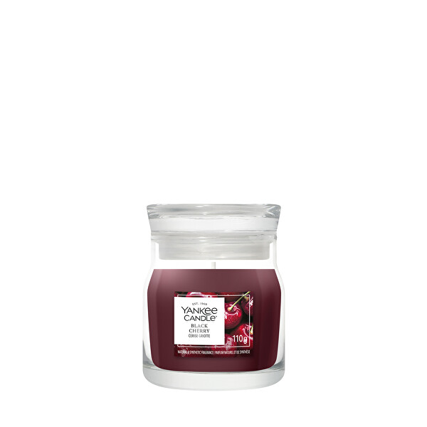 Aromatická svíčka Signature sklo malé Black Cherry 110 g