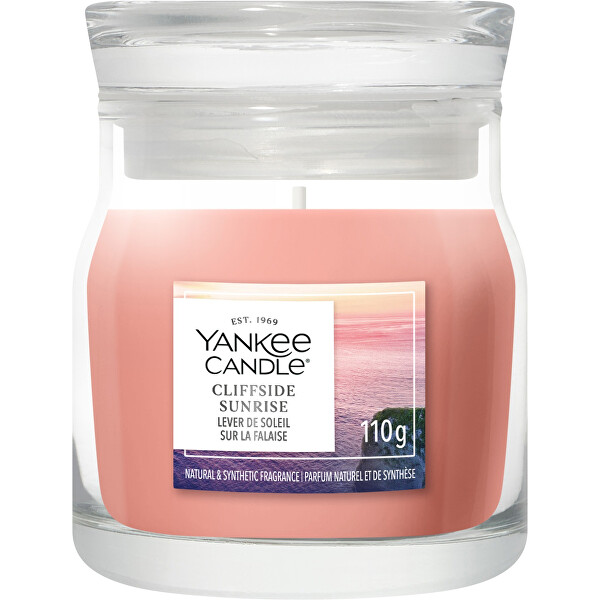 Aromatická svíčka Signature sklo malé Cliffside Sunrise 110 g