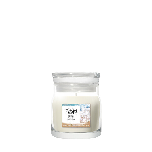 Aromatická svíčka Signature sklo malé Sun & Sand 110 g