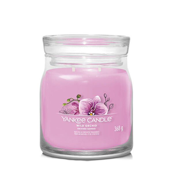 Aromatische KerzeSignaturemittleres Glas Wild Orchid 368 g