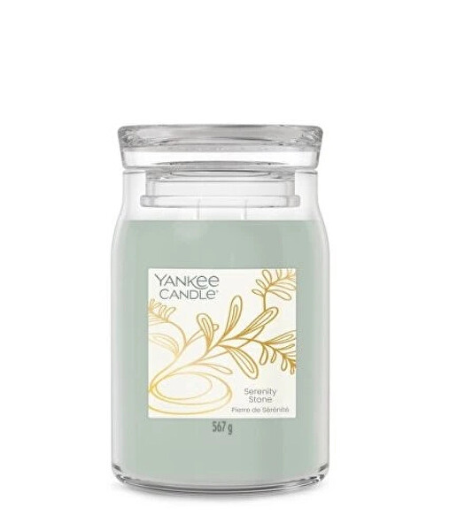 Aromatická svíčka Signature sklo velké Serenity Stone 567 g
