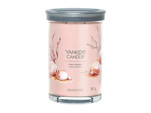 Candela aromatica Signature tumbler grande Pink Sand 567 g