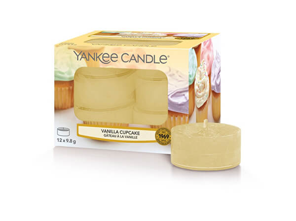Candele tealight profumate Vanilla Cupcake 12 x 9,8 g