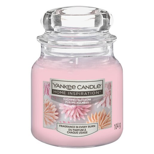 Candela profumata Home Inspiration piccola Sugared Blossom 104 g