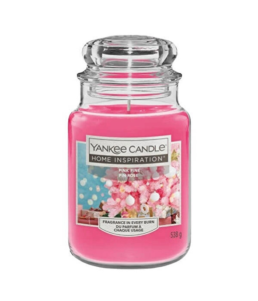 Candela profumata Home Inspiration grande Pink Pine 538 g