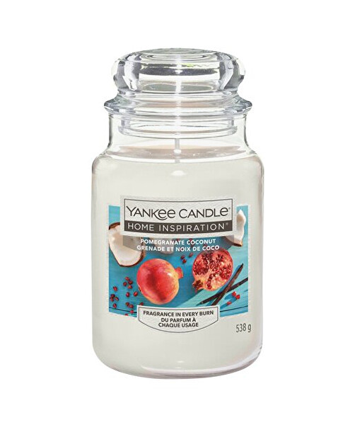 Candela profumata Home Inspiration grande Pomegranate Coconut 538 g