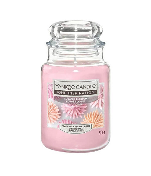 Candela profumata Home Inspiration grande Sugared Blossom 538 g