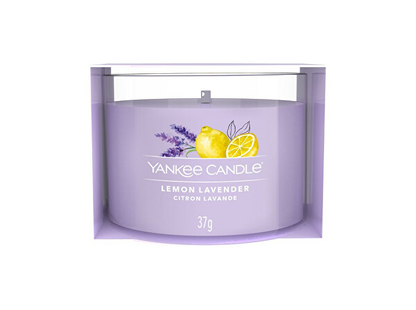 Lumânare votiva în sticlă Lemon Lavender 37 g