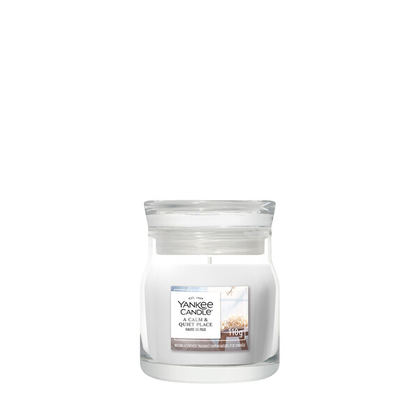 Aromatická svíčka Signature sklo malé A Calm & Quiet Place 110 g