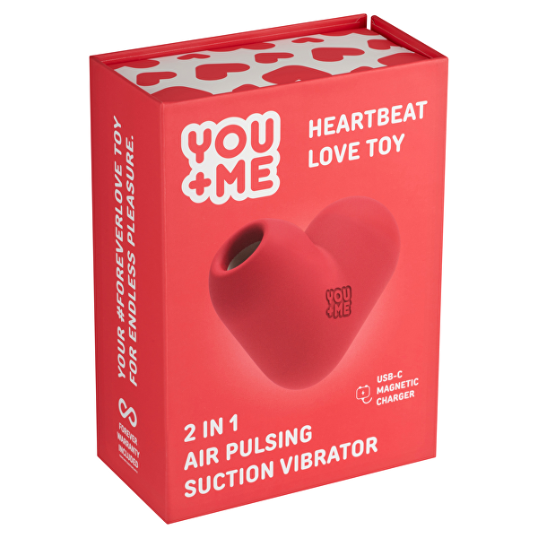 Sací vibrátor Heartbeat Love Boy 1 ks