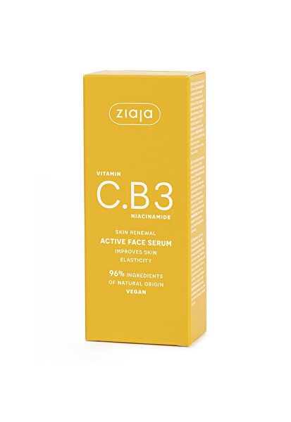 Aktivní pleťové sérum Active Face Serum Niacinamide 30 ml