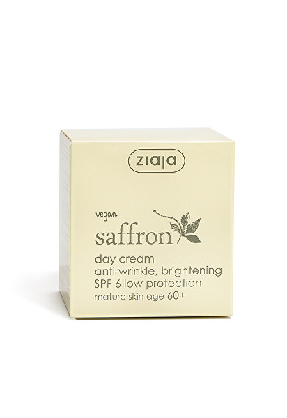 Nappali élénkítő ránctalanító krém SPF 6 Saffron (Day Cream) 50 ml