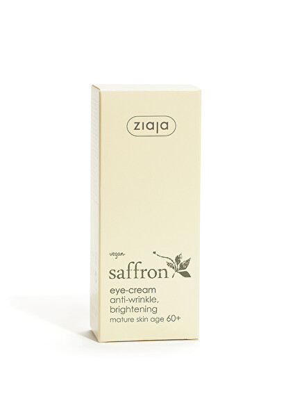Rozjasňujúci očný krém proti vráskam Saffron (Eye Cream) 15 ml