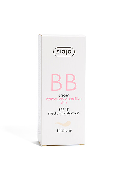 BB krém pre normálnu, suchú a citlivú pleť SPF 15 Light Tone ( BB Cream ) 50 ml