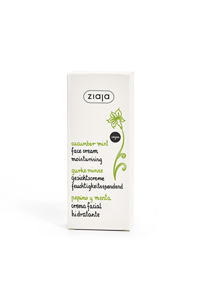 Hidratáló arckrém SPF 6 Cucumber Mint (Moisturising Face Cream) 50 ml