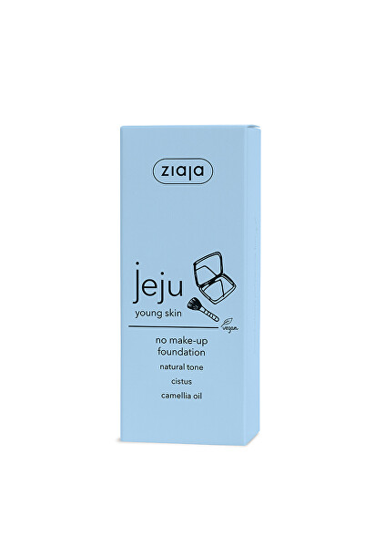 Természetes tónusú folyékony bőrkorrektor Jeju (No Make-up Foundation) 30 ml