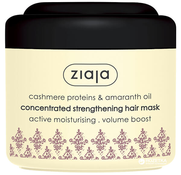 Posilující maska na vlasy s amarantovým olejem Cashmere (Concentrated Strengthening Hair Mask) 200ml