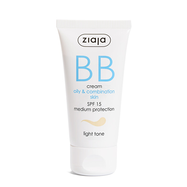 BB krém zsíros és vegyes bőrre SPF 15 Light Tone (BB Cream) 50 ml