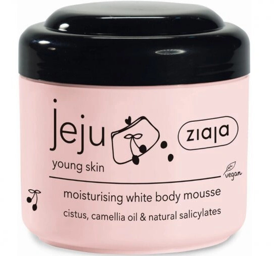 Fehér testhab Jeju Young Skin (Moisturising White Body Mousse) 200 ml