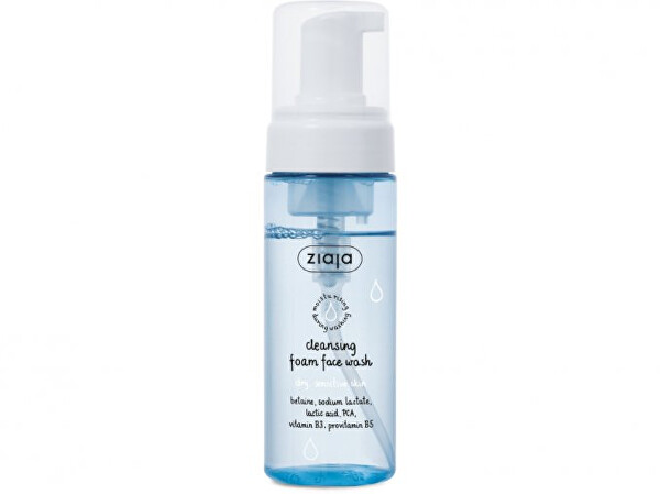 Spumă de curățare pentru piele uscată și sensibilă (Cleansing Foam Face Wash) 150 ml