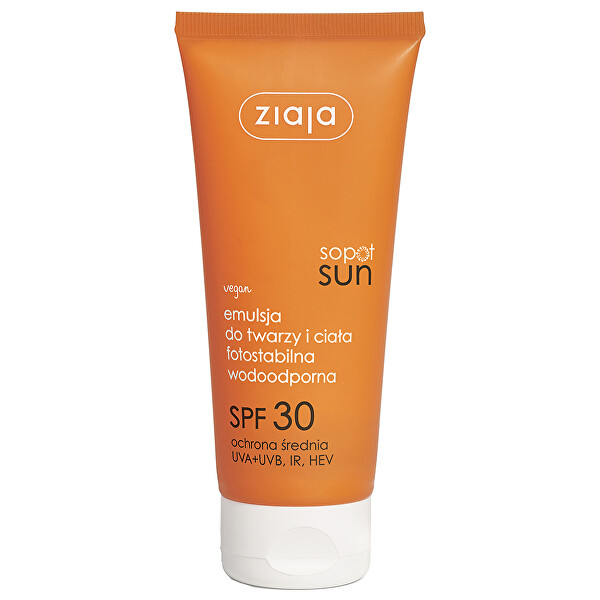 Napvédő emulzió arcra és testre SPF 30 Sun (Sun Emulsion) 100 ml
