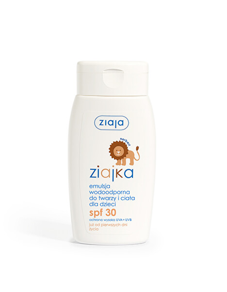 Fényvédő emulzió gyerekeknek SPF 30 Ziajka (Emulsion) 125 ml
